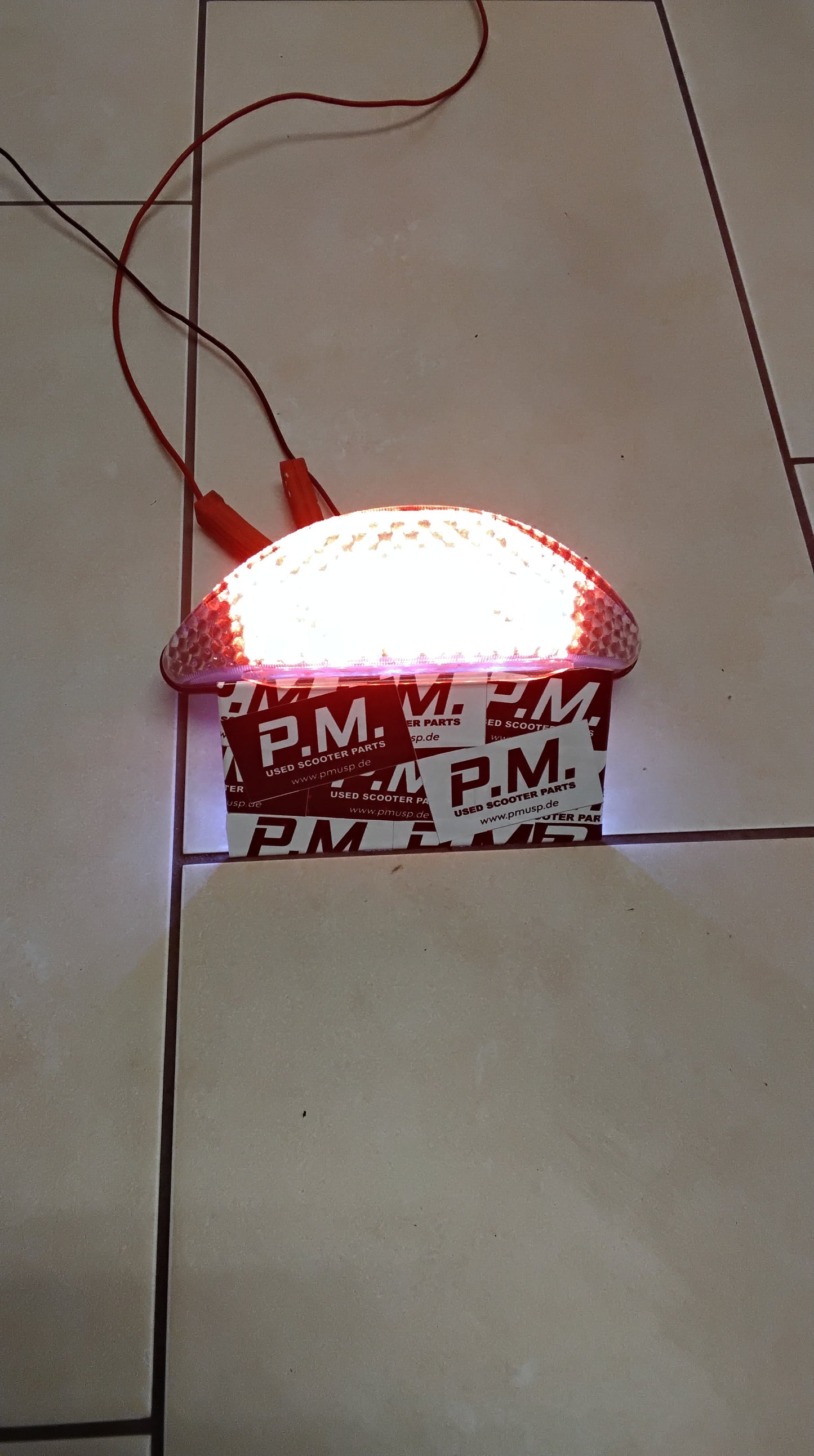 Yamaha Aerox MBK Nitro Rücklicht Tuning durchsichtlich LED