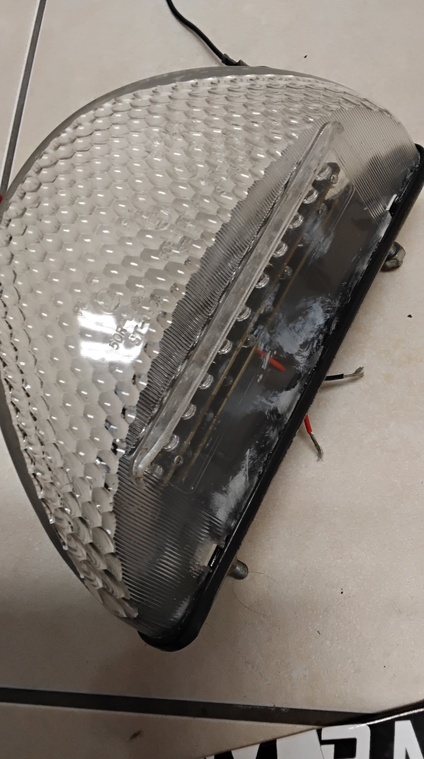 Yamaha Aerox MBK Nitro Rücklicht Tuning durchsichtlich LED