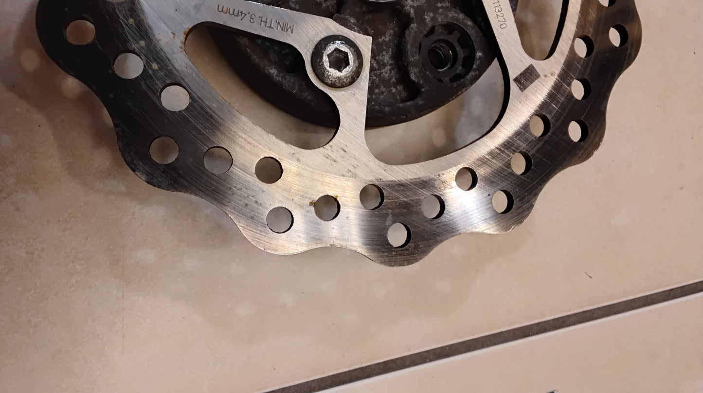 Aerox MBK Nitro Minarelli liegen Bremsscheibe Polini Oversized 202mm Radnabe Tuning