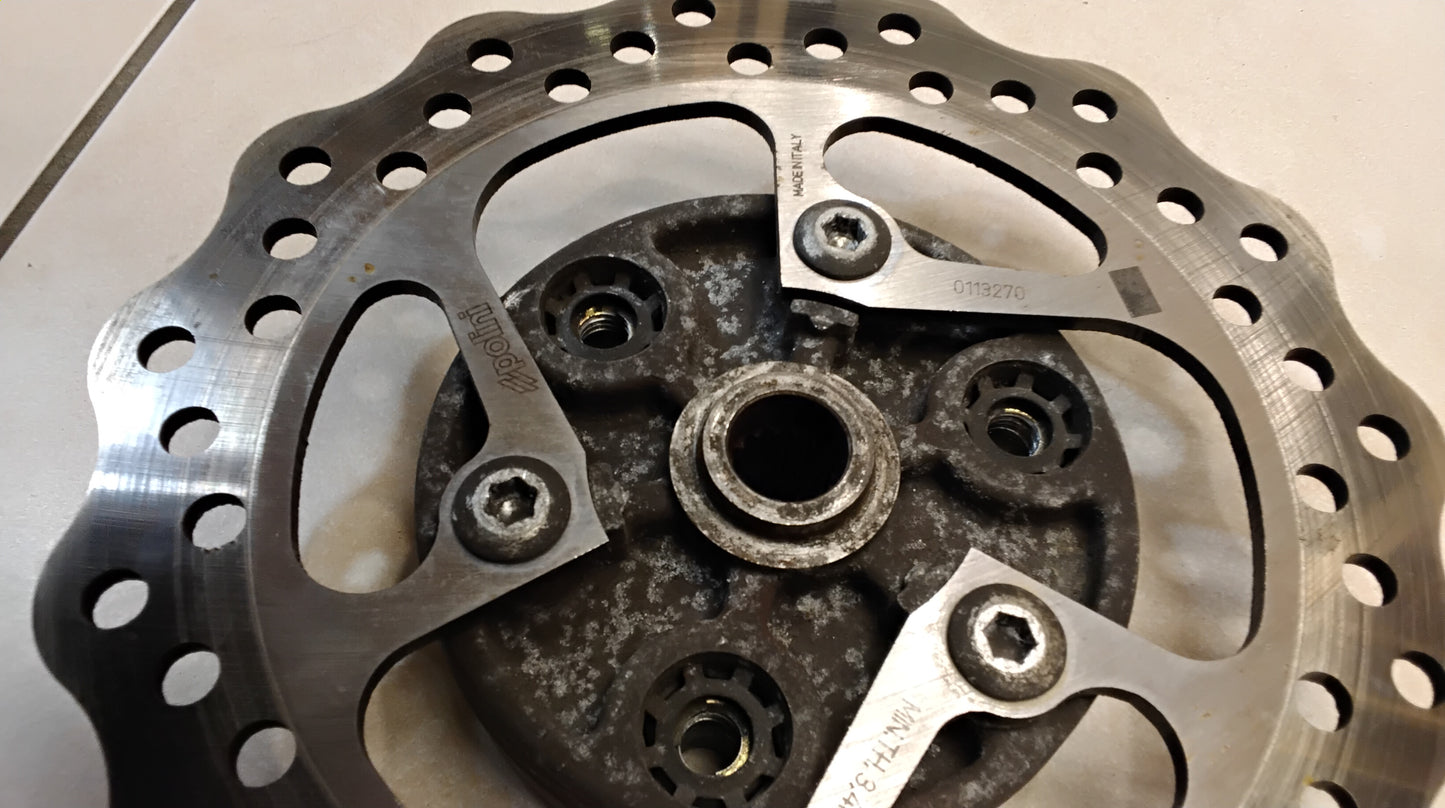 Aerox MBK Nitro Minarelli liegen Bremsscheibe Polini Oversized 202mm Radnabe Tuning