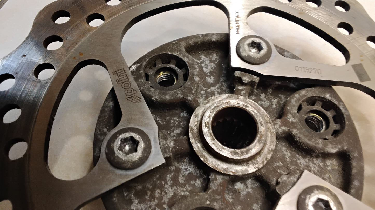 Aerox MBK Nitro Minarelli liegen Bremsscheibe Polini Oversized 202mm Radnabe Tuning