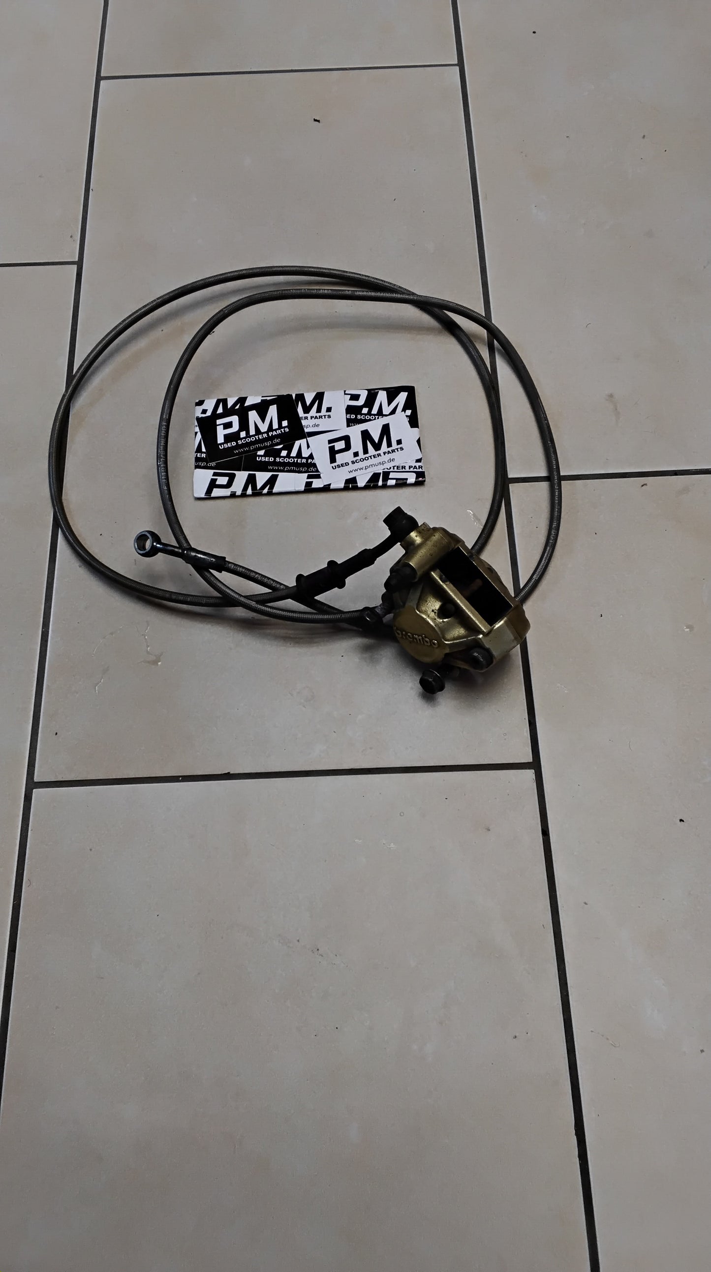 Brembo Bremse hinten Bremssattel Bremsleitung Aerox MBK Nitro