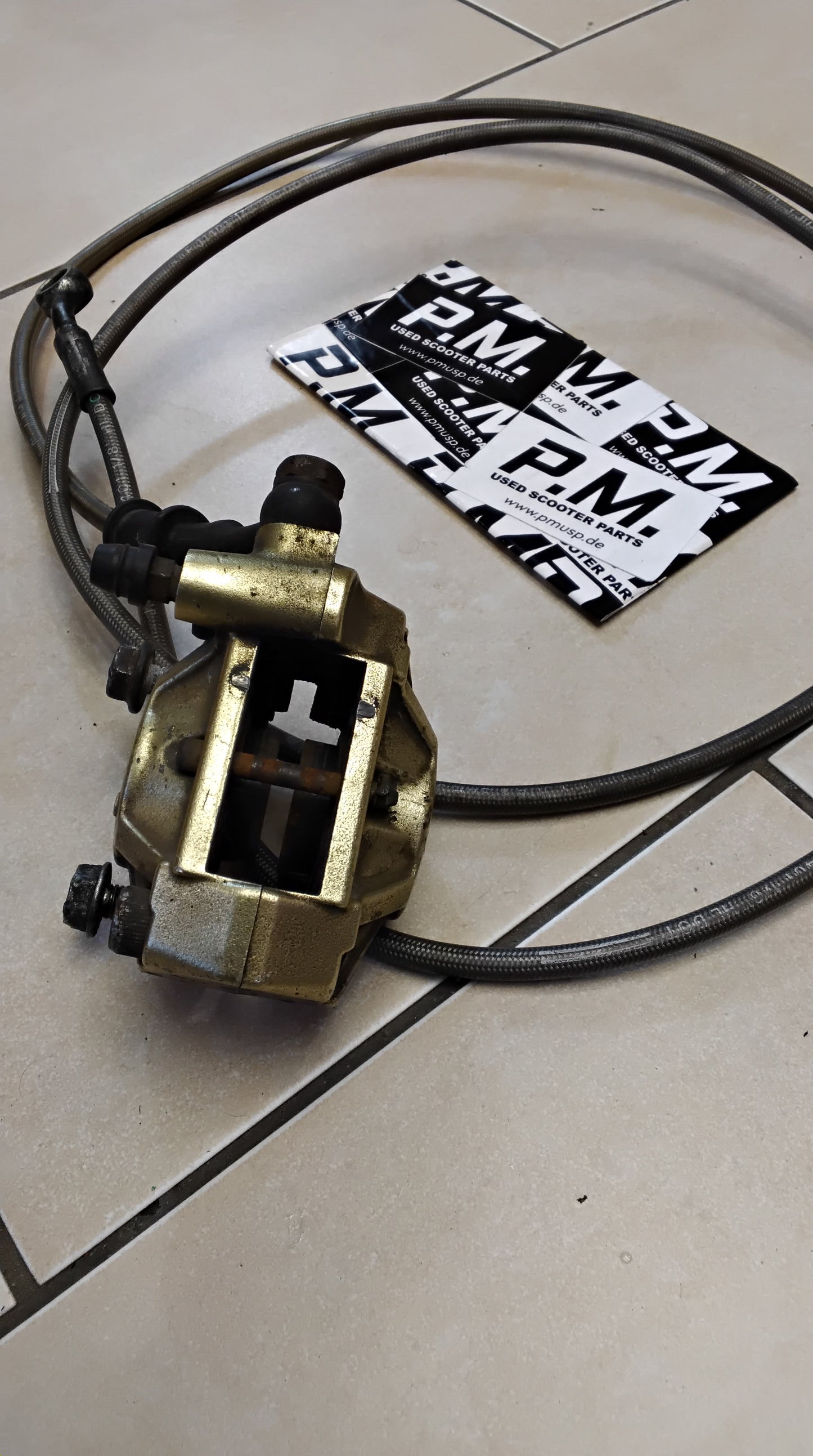 Brembo Bremse hinten Bremssattel Bremsleitung Aerox MBK Nitro