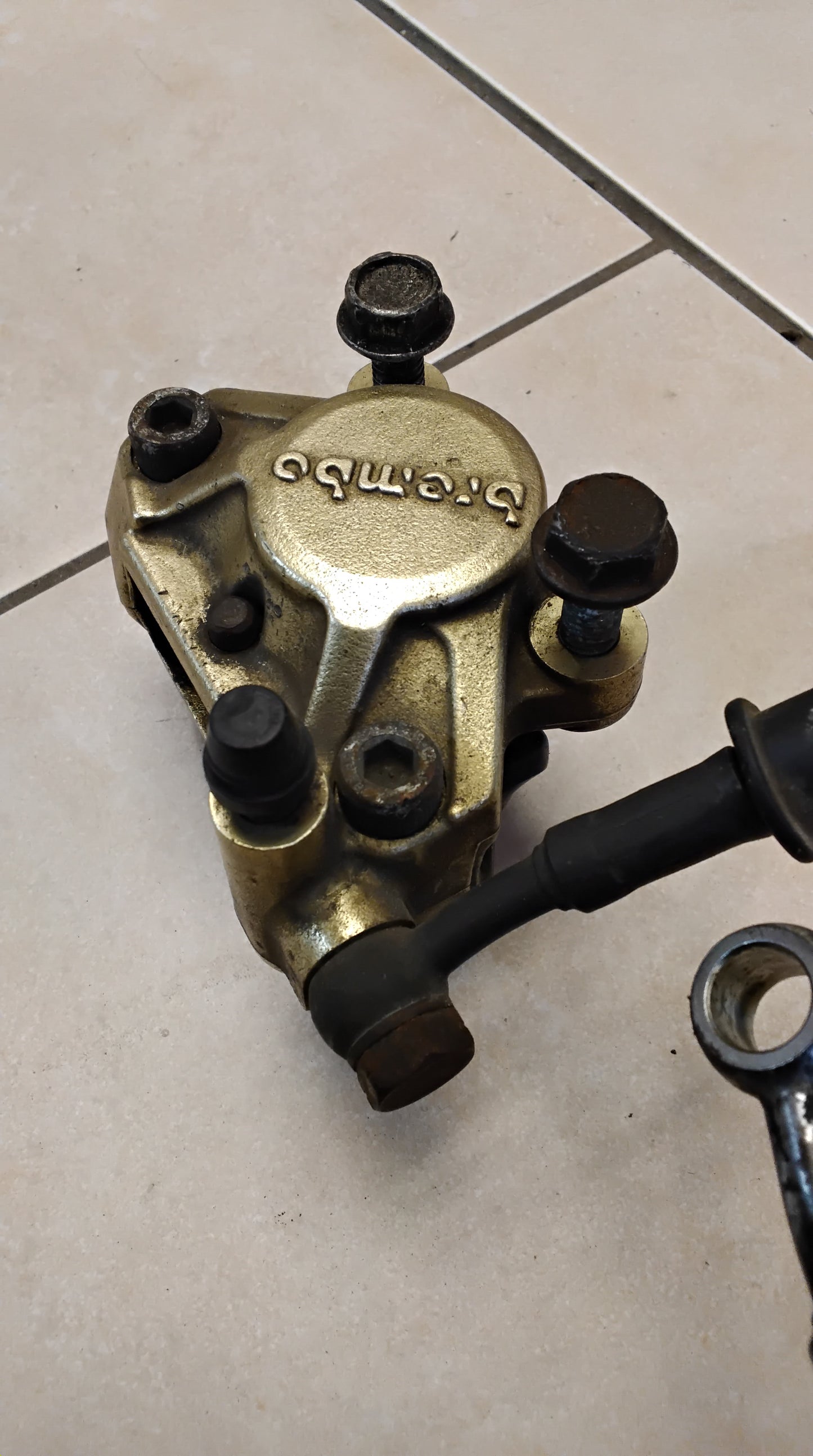 Brembo Bremse hinten Bremssattel Bremsleitung Aerox MBK Nitro
