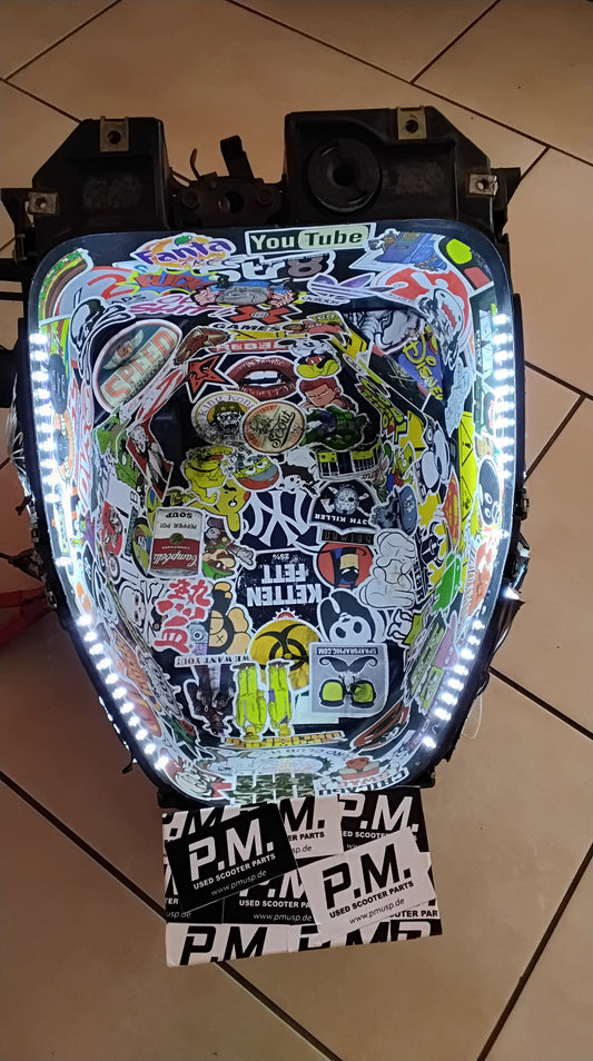 Yamaha Aerox MBK Nitro Helmfach Tuning oldschool