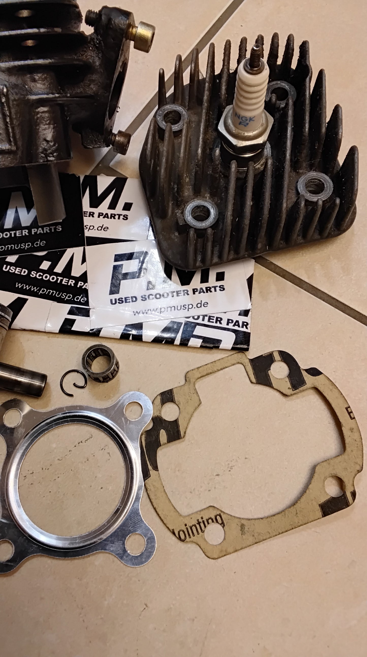 Zylinder D.R. Evolution Sport 50ccm Minarelli AC Luft gekühlt liegend MBK Yamaha Benelli Malaguti Aprilia