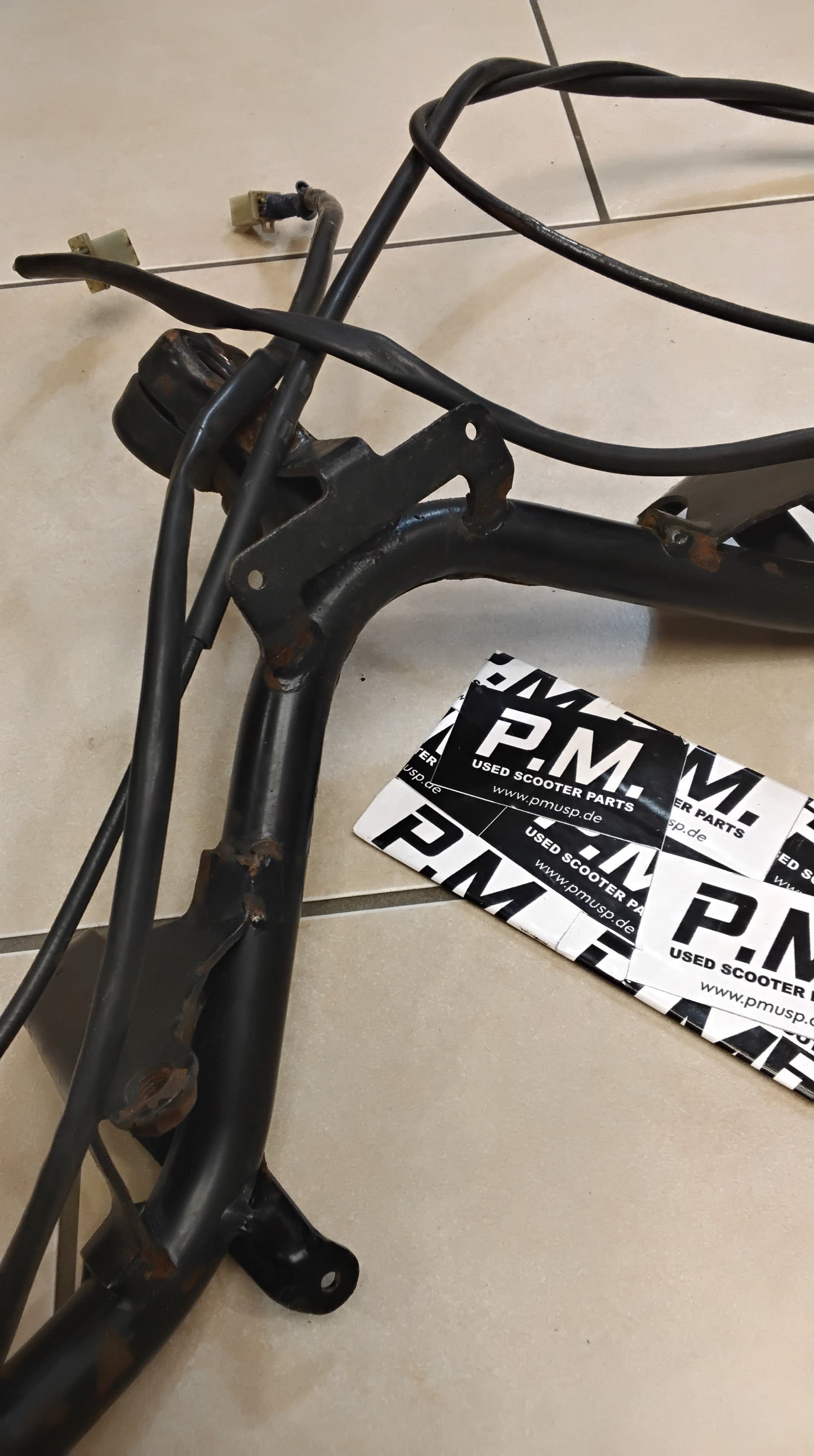 Benelli 491 Sport RR Minarelli Scheibenbremse Modelle Lenkrad schaltarmatur lenkradgriffe Gaszug Lichtschalter Bremslichtschalter Lenkrad komplett