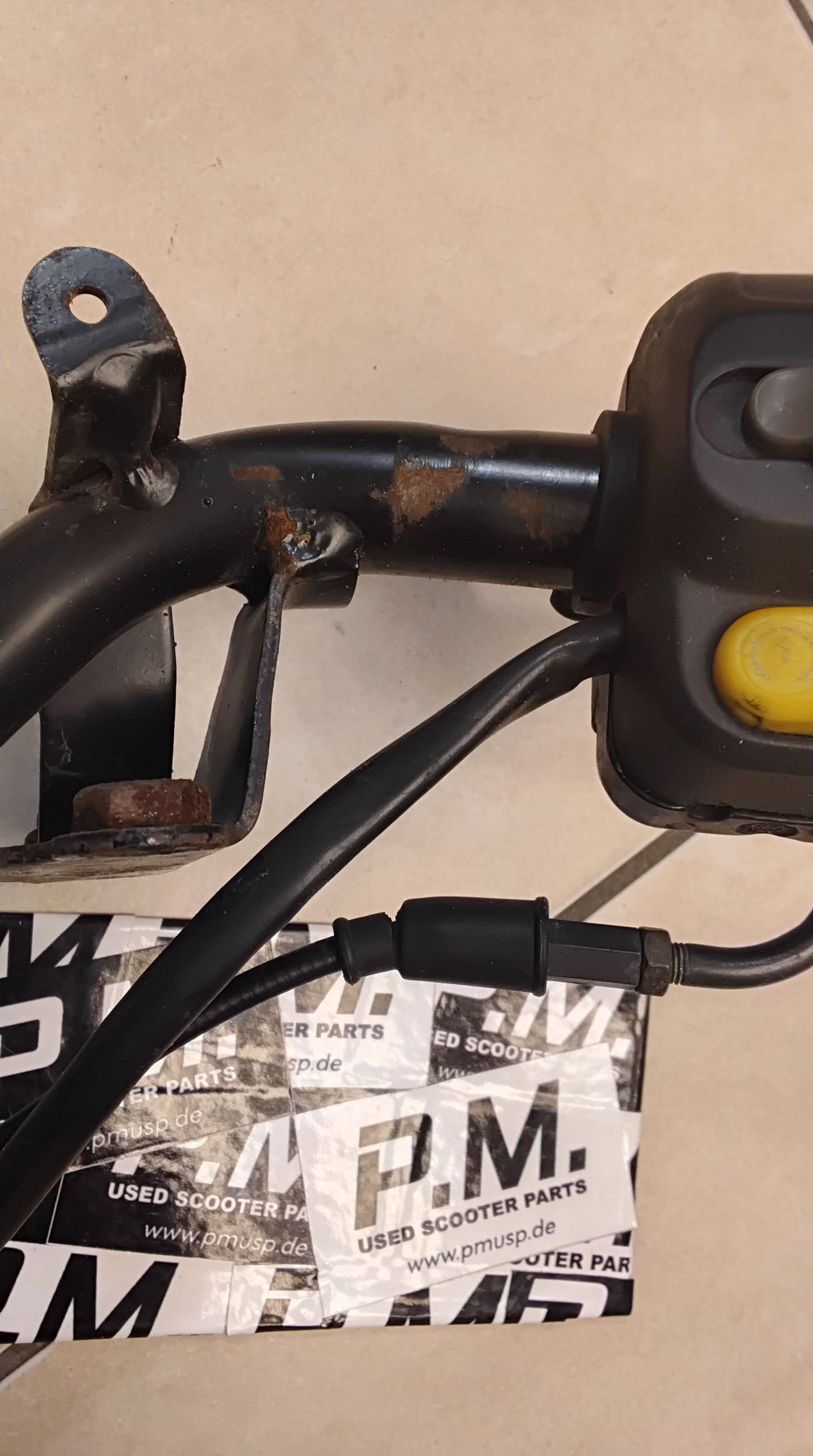 Benelli 491 Sport RR Minarelli Scheibenbremse Modelle Lenkrad schaltarmatur lenkradgriffe Gaszug Lichtschalter Bremslichtschalter Lenkrad komplett