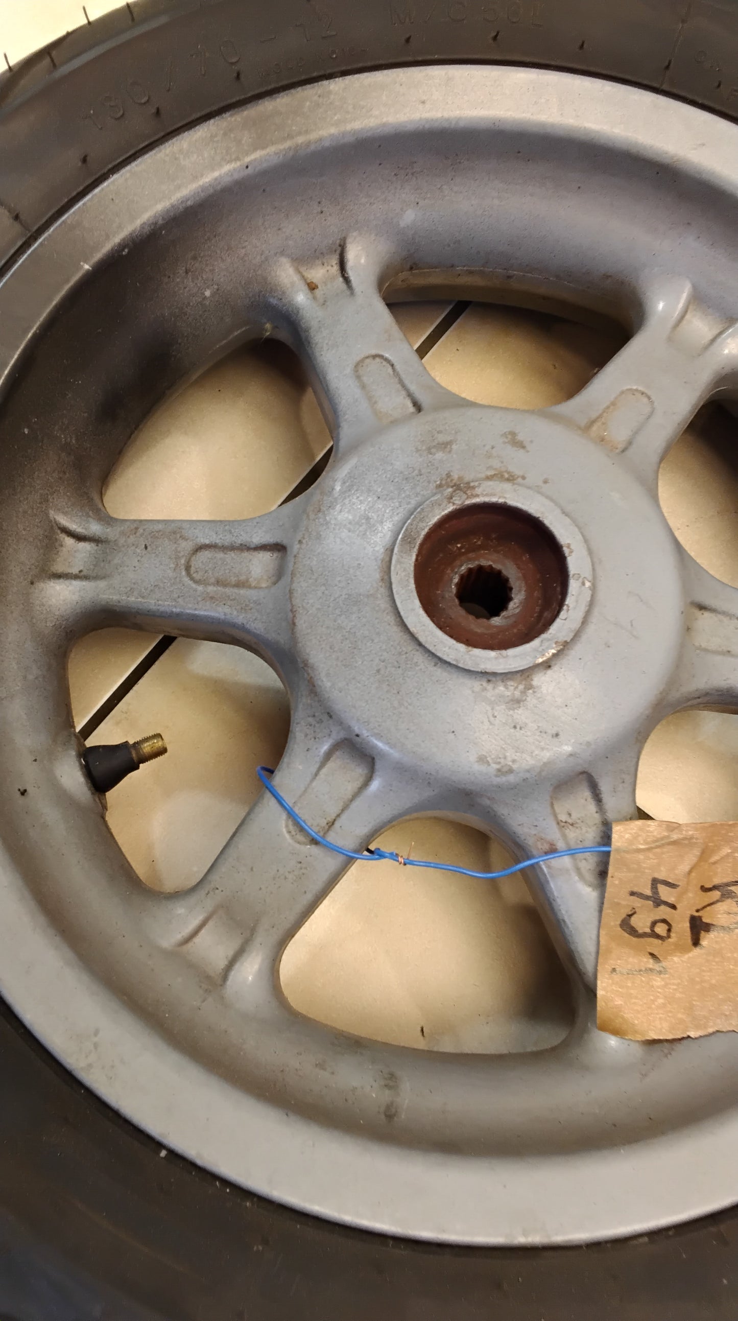 Felge hinten Trommelbremse Minarelli 12 Zoll Benelli 491 Benelli K2 Hinterrad Trommelbremse Hinterrad