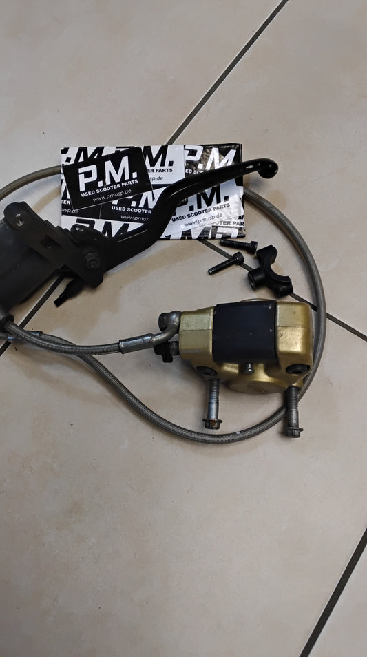 Aprilia sr 50 Factory Bremse vorne komplett Bremsgriffe Bremspumpe Bremsleitung Bremszange