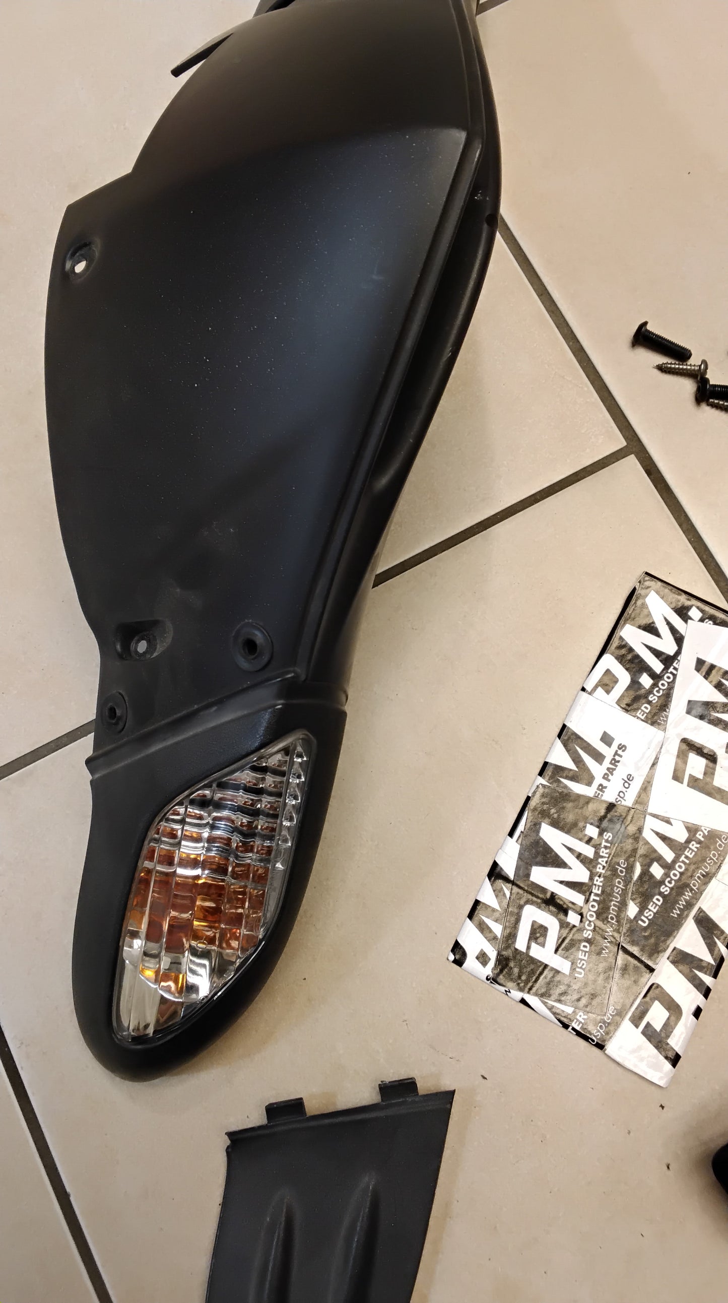 Aprilia sr 50 Factory Lenkradverkleidung komplett Blinker vorne links rechts Lenkradverkleidung außen