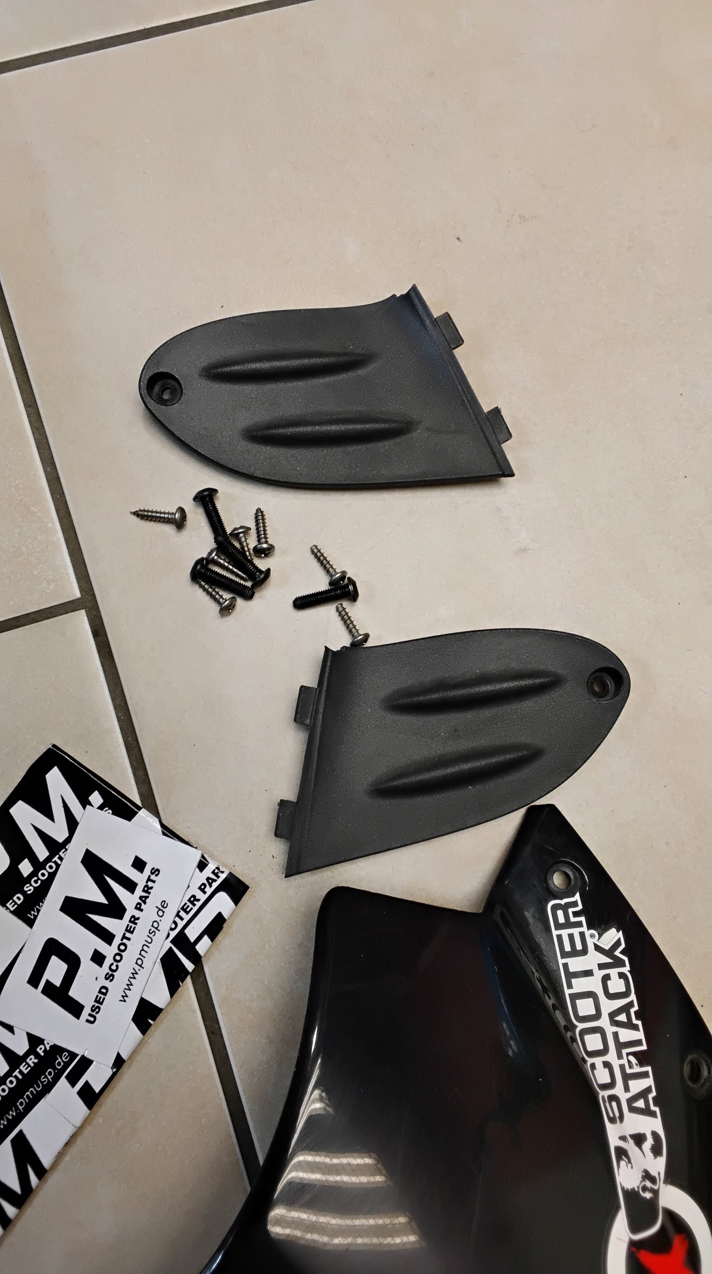 Aprilia sr 50 Factory Lenkradverkleidung komplett Blinker vorne links rechts Lenkradverkleidung außen