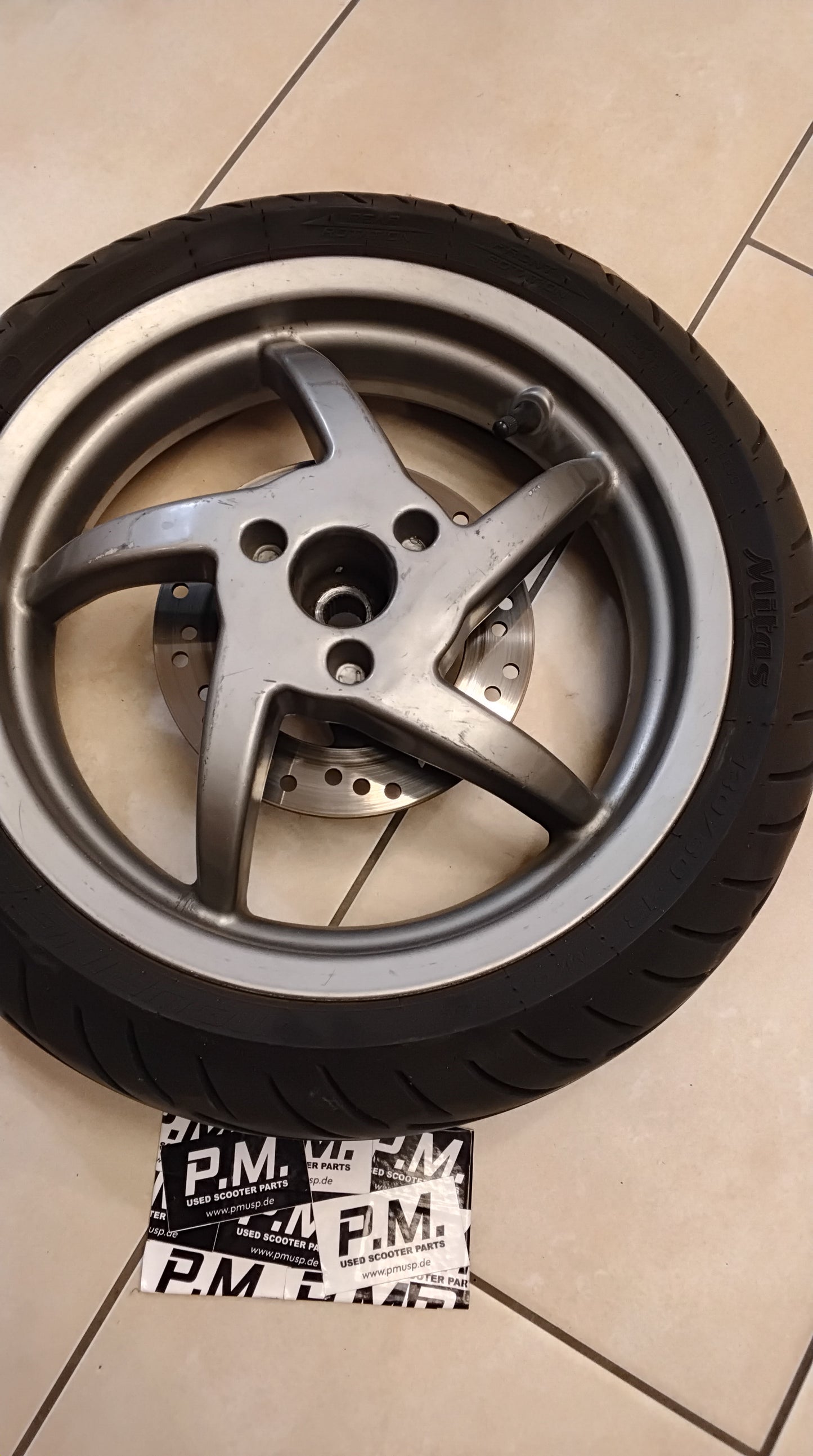 Aprilia sr 50 Factory Piaggio Di-Tech Felge hinten Hinterrad