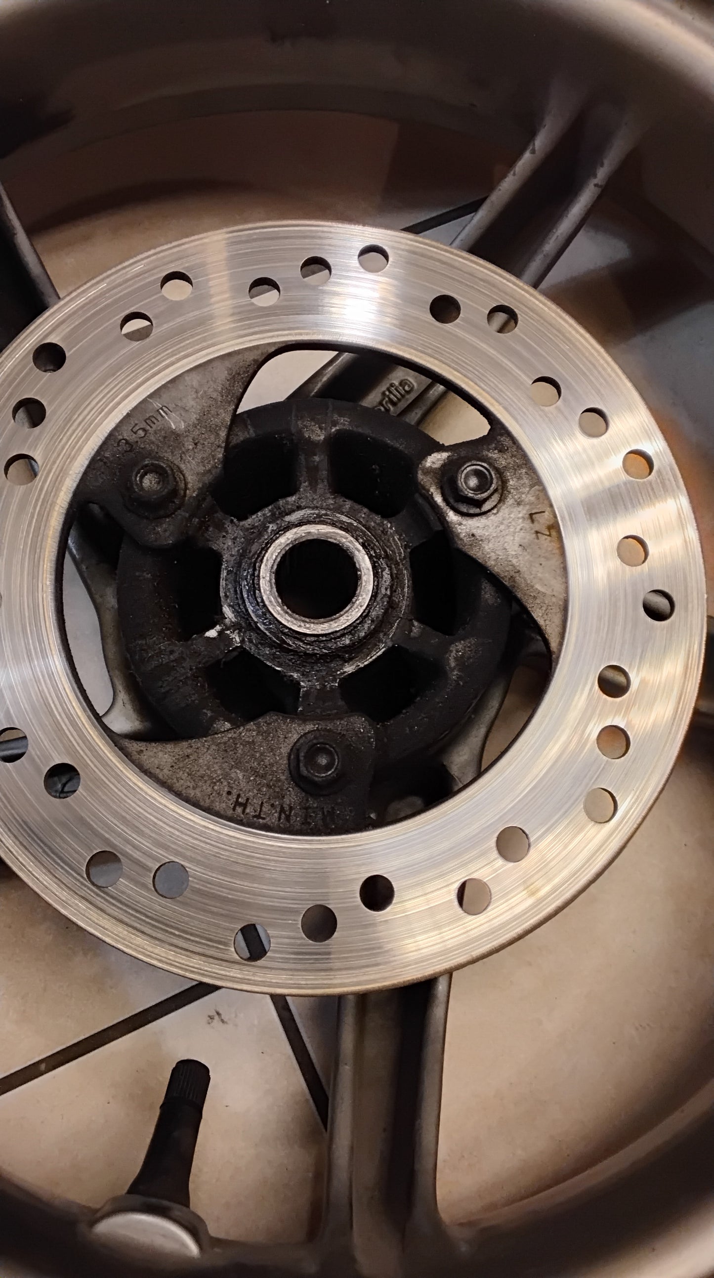 Aprilia sr 50 Factory Piaggio Di-Tech Felge hinten Hinterrad