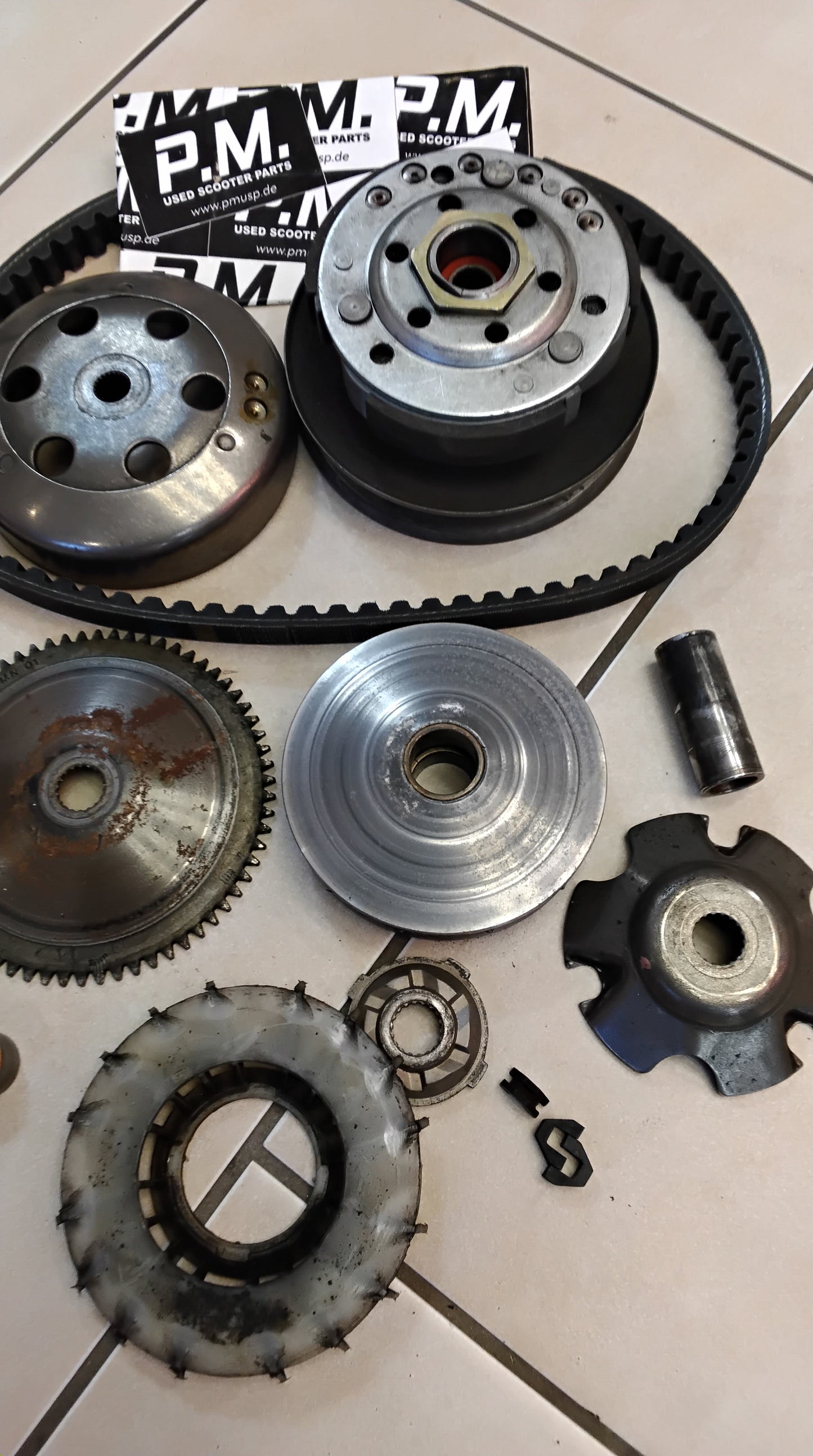 Piaggio Zip SP1 Piaggio Sfera Piaggio free 127 mm Wandler komplett Antrieb CVT Kupplung Keilriemen Variomatik