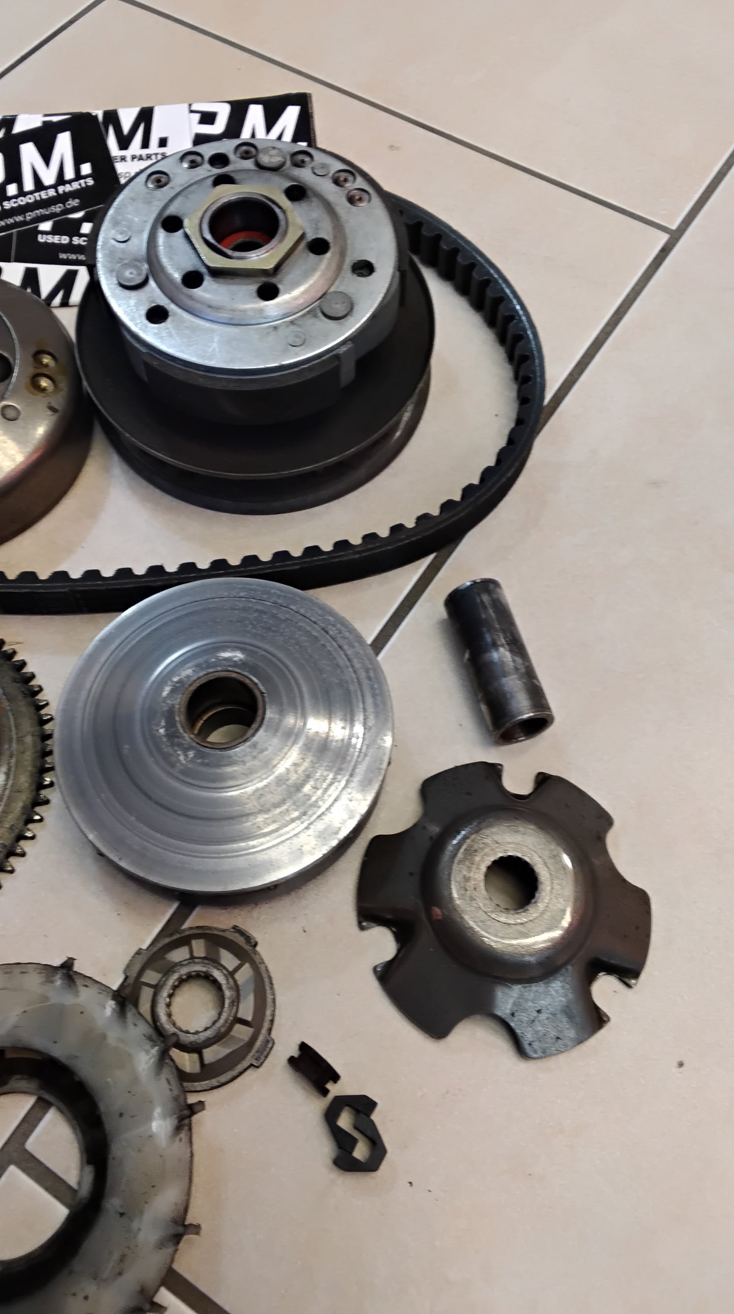 Piaggio Zip SP1 Piaggio Sfera Piaggio free 127 mm Wandler komplett Antrieb CVT Kupplung Keilriemen Variomatik