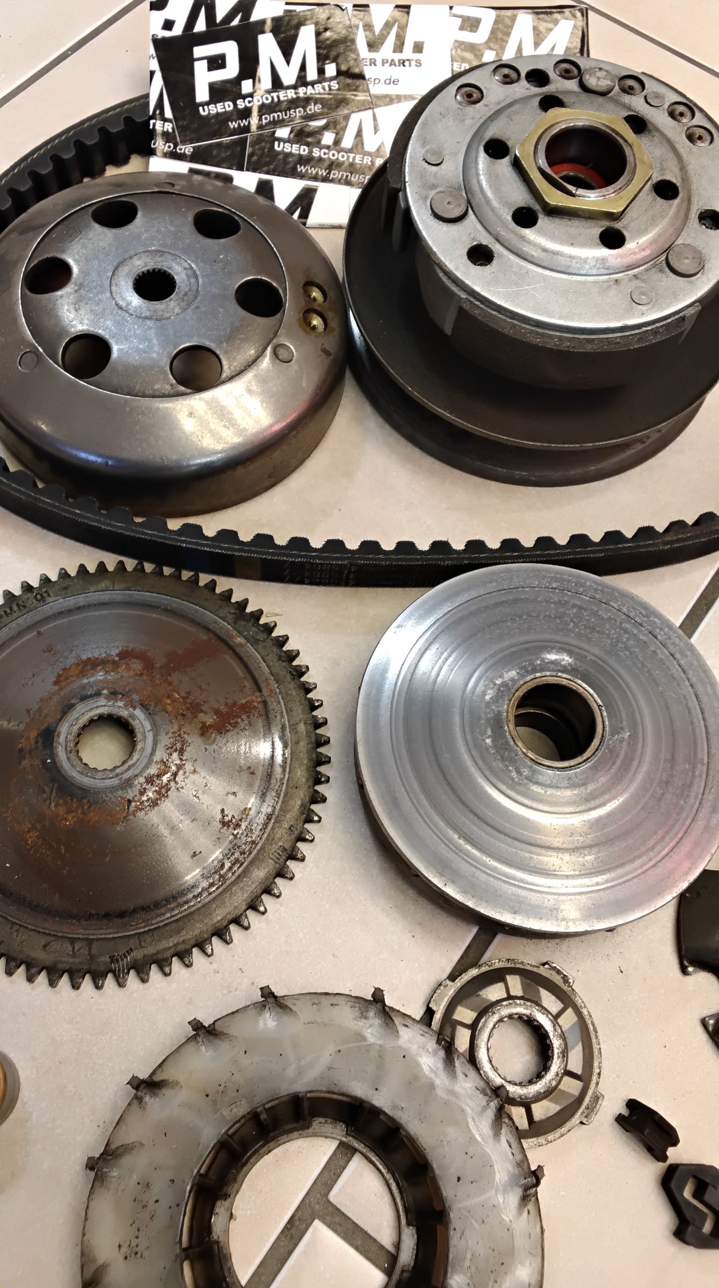 Piaggio Zip SP1 Piaggio Sfera Piaggio free 127 mm Wandler komplett Antrieb CVT Kupplung Keilriemen Variomatik