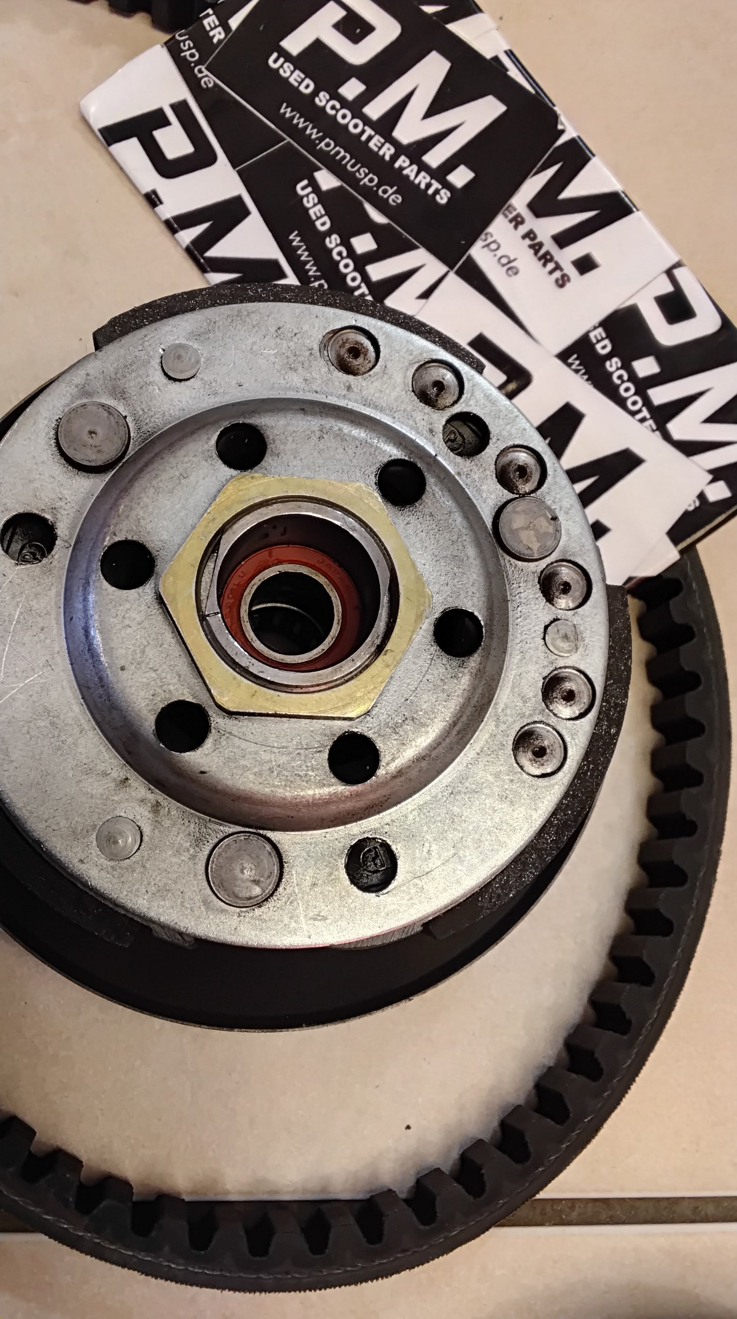 Piaggio Zip SP1 Piaggio Sfera Piaggio free 127 mm Wandler komplett Antrieb CVT Kupplung Keilriemen Variomatik
