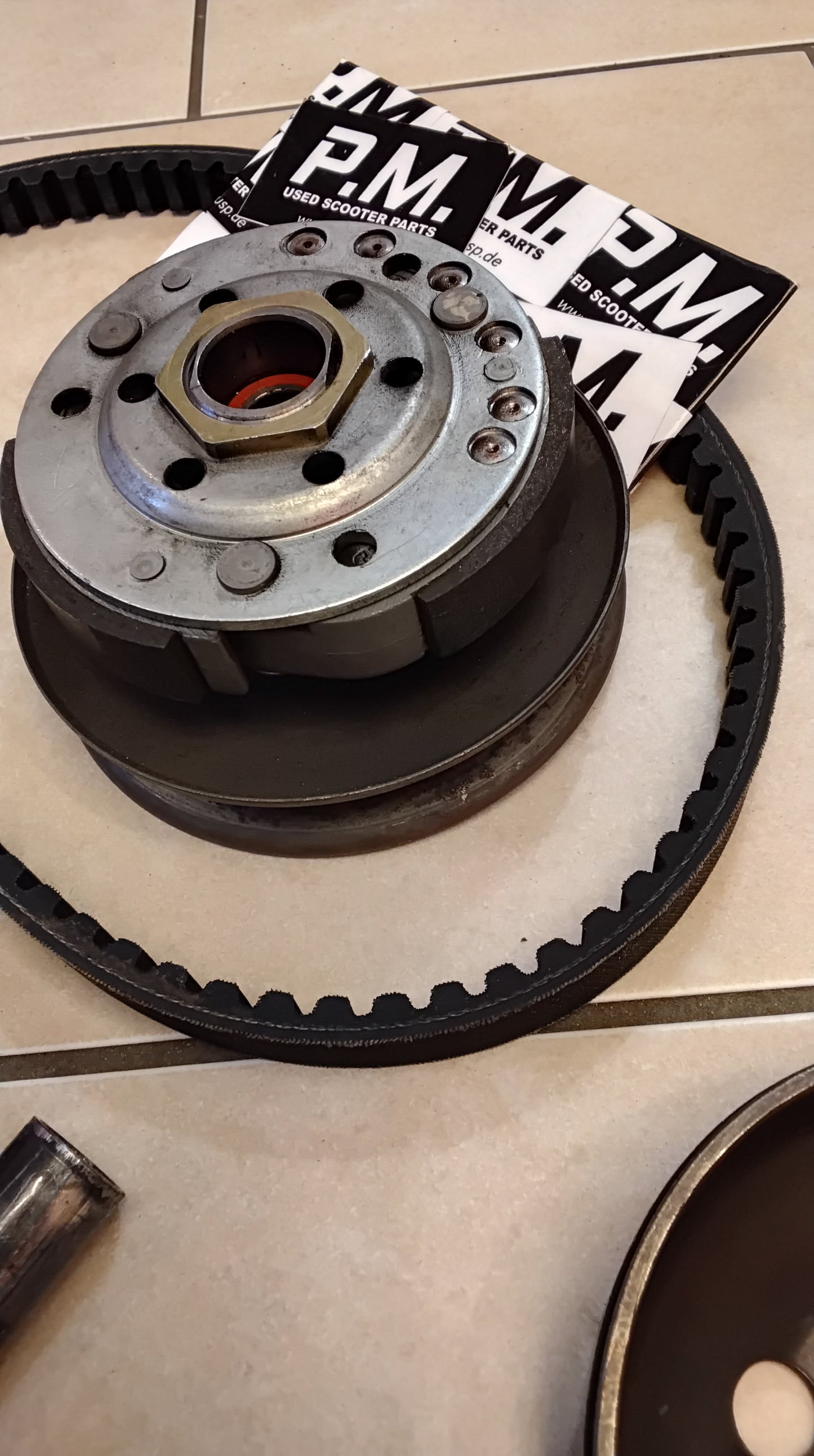 Piaggio Zip SP1 Piaggio Sfera Piaggio free 127 mm Wandler komplett Antrieb CVT Kupplung Keilriemen Variomatik