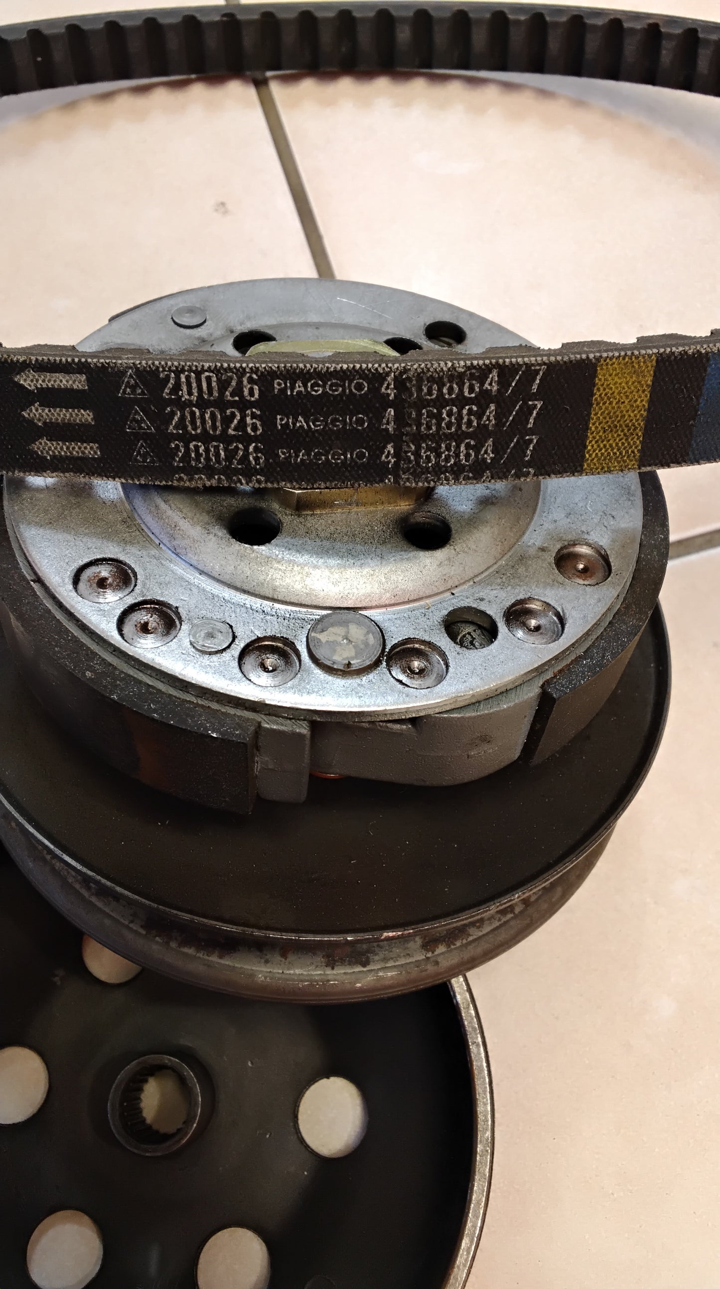 Piaggio Zip SP1 Piaggio Sfera Piaggio free 127 mm Wandler komplett Antrieb CVT Kupplung Keilriemen Variomatik