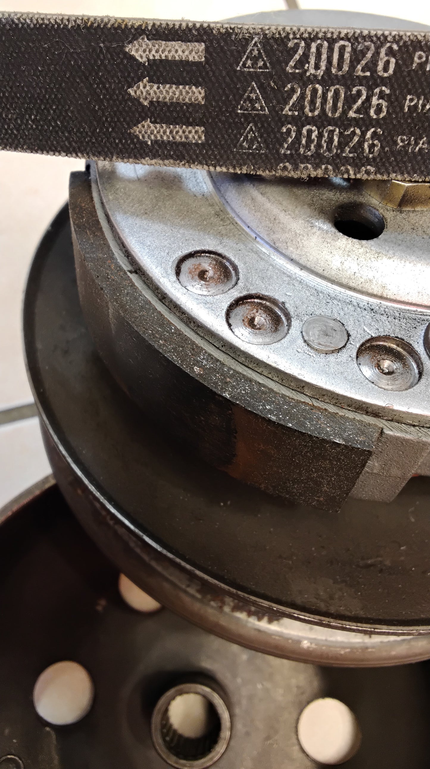 Piaggio Zip SP1 Piaggio Sfera Piaggio free 127 mm Wandler komplett Antrieb CVT Kupplung Keilriemen Variomatik